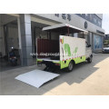 CLW 4x2 3cbm hydraulic bin lifter garbage truck